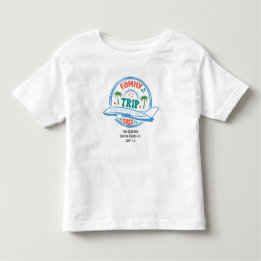 T-shirt Pour Les Tous Petits Toddler Famille Vacances Plage Été Personnalisé