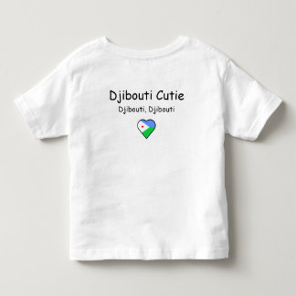 T-shirt Pour Les Tous Petits Toddler T-Shirt, Cutie De Djibouti