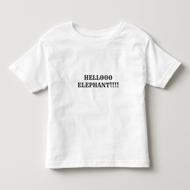 T-SHIRT POUR LES TOUS PETITS TODLER T SHIRT (Devant)