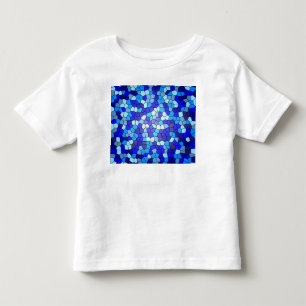 T-shirt Pour Les Tous Petits Tons de verre de couleur bleue par Shirley Taylor
