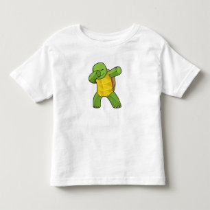 T-shirt Pour Les Tous Petits Tortue à Hip hop Dance Dab