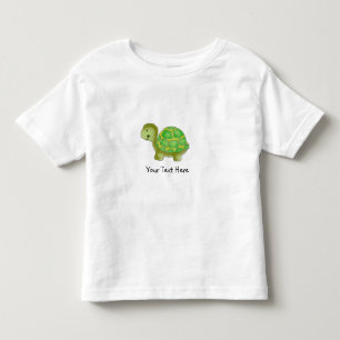 T-shirt Pour Les Tous Petits Tortue peinte à la main pour des enfants -