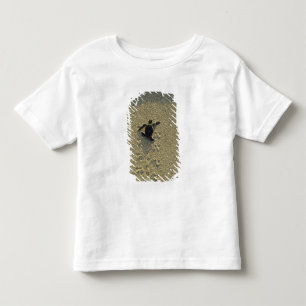 T-shirt Pour Les Tous Petits Tortue verte, (Chelonia mydas), nouveau-né