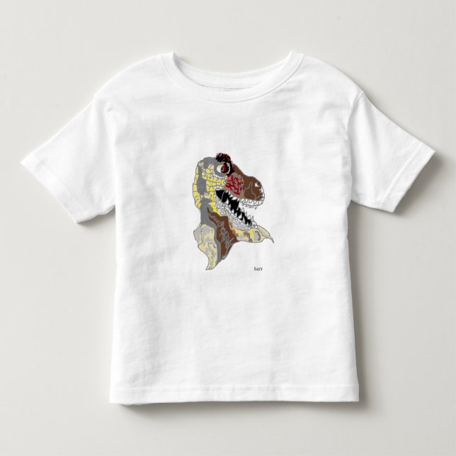 T-shirt Pour Les Tous Petits Tout-petit : DINOSAURE (Devant)