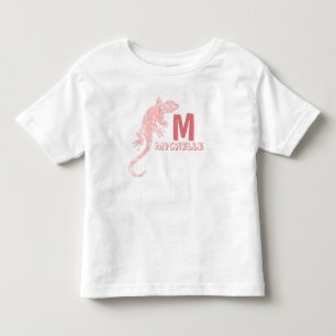 T-shirt Pour Les Tous Petits Toutes les filles Nom Lizard Monogram Tee