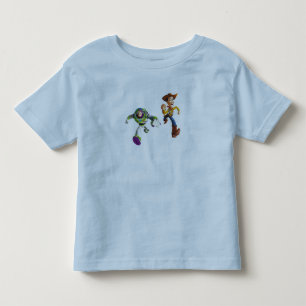 T-shirt Pour Les Tous Petits Toy Story Buzz Lightyear Woody running