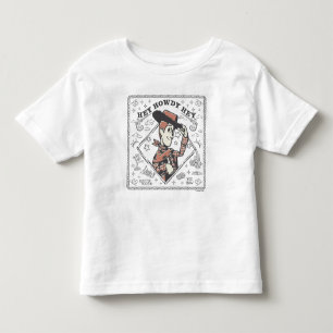T-shirt Pour Les Tous Petits Toy Story Woody "Hé Hé Ho"