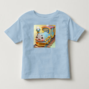 T-shirt Pour Les Tous Petits Train Journey by Natasha Us