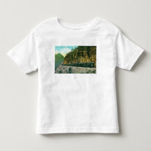 T-shirt Pour Les Tous Petits Traînée au nord de point rocheux, de passage bla