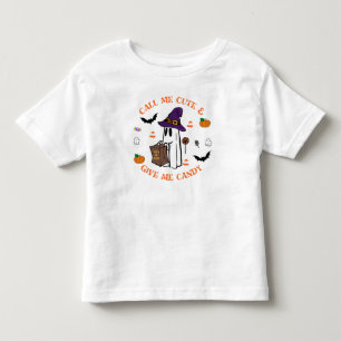 T-shirt Pour Les Tous Petits Trick or Treat Ghost Tee