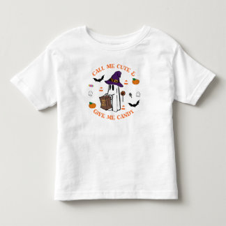 T-shirt Pour Les Tous Petits Trick or Treat Ghost Tee
