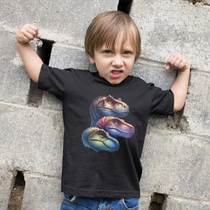 T-shirt Pour Les Tous Petits Trio des têtes de dinosaures