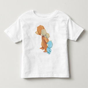 T-shirt Pour Les Tous Petits Trois amis adorables d'ours