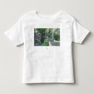 T-shirt Pour Les Tous Petits Tunnel d'entrée de parc d'état et pont de