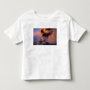 T-shirt Pour Les Tous Petits UE, Italie, Sicile, Mt. Etna sommet de l'évent