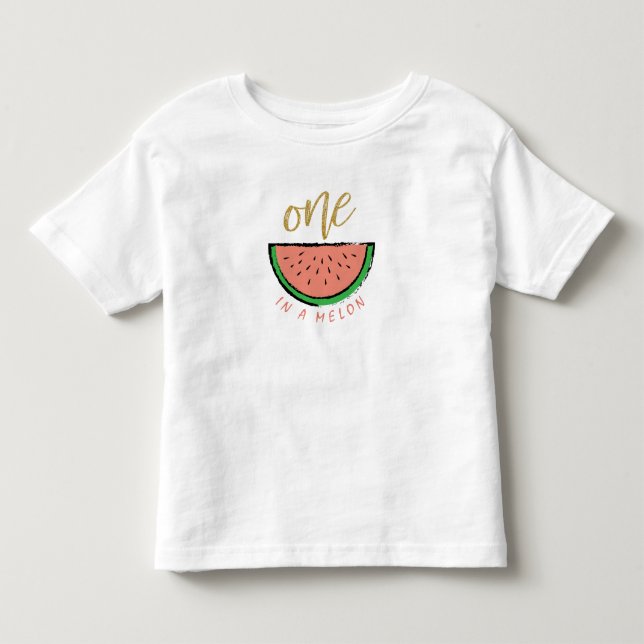 T-shirt Pour Les Tous Petits Un à Melon (Devant)