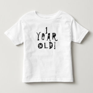 T-shirt Pour Les Tous Petits Un an, vieux bébé mignon crâne de bébé bab rock