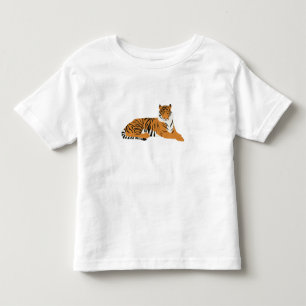 T-shirt Pour Les Tous Petits Un animal tigre de la jungle
