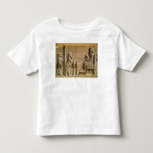 T-shirt Pour Les Tous Petits Un dirigeant médian versant l'hommage sur le Roi