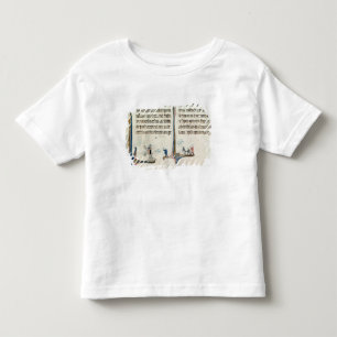 T-shirt Pour Les Tous Petits Un homme conduisant son âne portant des sacs de