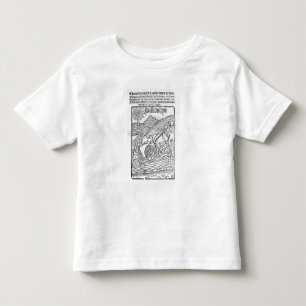 T-shirt Pour Les Tous Petits Un homme lance un champ