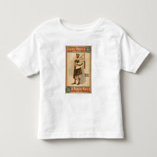 T-shirt Pour Les Tous Petits Un joueur de cornemuse écossais de "vieux Hoss" d