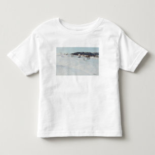 T-shirt Pour Les Tous Petits Un jour d'hiver en Norvège, 1886