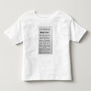 T-shirt Pour Les Tous Petits Un journal de l'année de peste, 1665