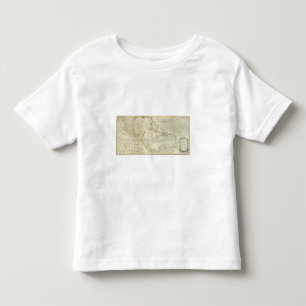 T-shirt Pour Les Tous Petits Une carte précise de section du sud de l'Amériqu