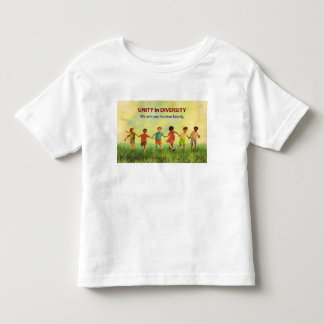 T-shirt Pour Les Tous Petits Une famille humaine