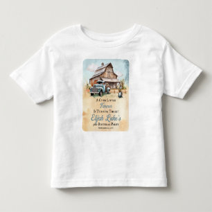 T-shirt Pour Les Tous Petits Une fête d'anniversaire pour un petit agriculteur 