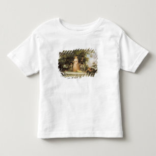 T-shirt Pour Les Tous Petits Une pêche à la ligne de partie (huile sur la