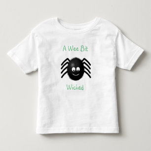 T-shirt Pour Les Tous Petits Une perruque d'araignée de Weit Chemise Halloween