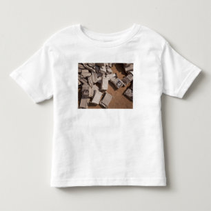 T-shirt Pour Les Tous Petits Une pile des repas tout préparés