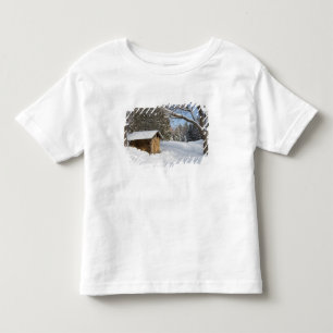 T-shirt Pour Les Tous Petits Une scène enneigée à l'étang Little Lyford de l'AM