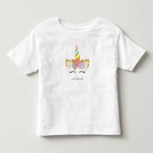 T-shirt Pour Les Tous Petits Unicorn Toddler Ruffle Tee