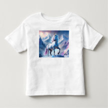 Unicorne enchantée dans une affiche d'Imaginaire e