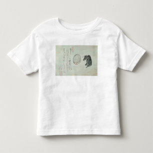 T-shirt Pour Les Tous Petits Vache, fenêtre ovale et Haiku