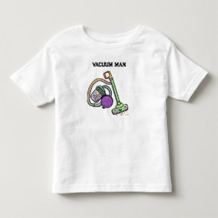 T-shirt Pour Les Tous Petits Vacuum Man Toddler T