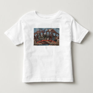 T-shirt Pour Les Tous Petits Vail, lettre ScenesVail, Co de ColoradoLarge