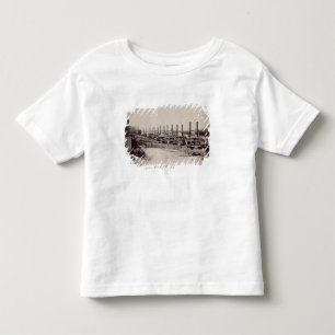 T-shirt Pour Les Tous Petits Vapeurs sur le Mississippi (photo de b/w)