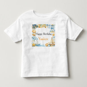 T-shirt Pour Les Tous Petits Vêtements de tenue de fête d'anniversaire de Coast