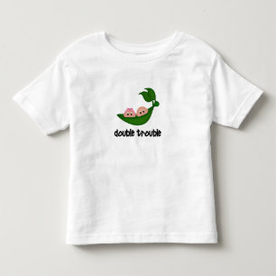 T-shirt Pour Les Tous Petits Vêtements jumeaux pour garçon/fille
