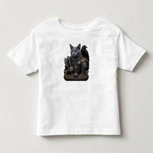 T-shirt Pour Les Tous Petits Vétéran Russian Blue Odin’s Cat