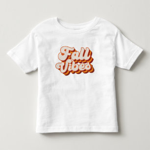 T-shirt Pour Les Tous Petits Vibes d'automne rétro