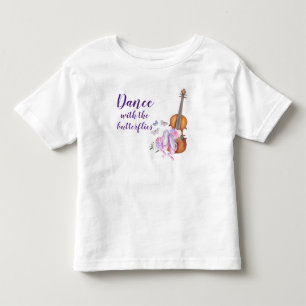 T-shirt Pour Les Tous Petits Vilin & Ballet Danse avec les papillons