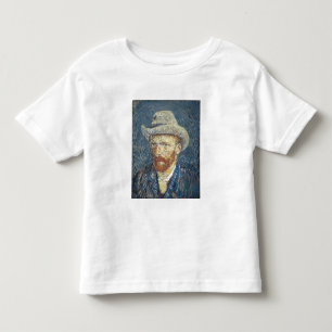 T-shirt Pour Les Tous Petits Vincent van Gogh   Autoportrait avec Casquette à 