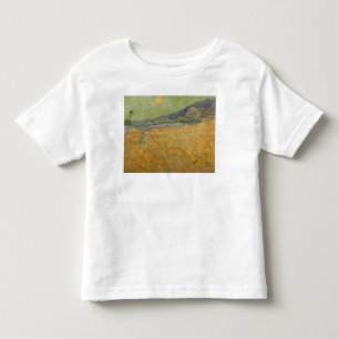 T-shirt Pour Les Tous Petits Vincent van Gogh  Wheatfield with Reaper, 1889