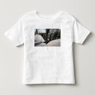 T-shirt Pour Les Tous Petits Voies de clairière de chemin de fer de