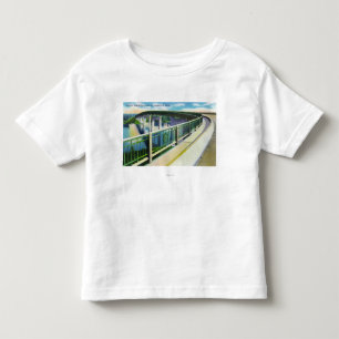 T-shirt Pour Les Tous Petits Vue à travers le fleuve Connecticut